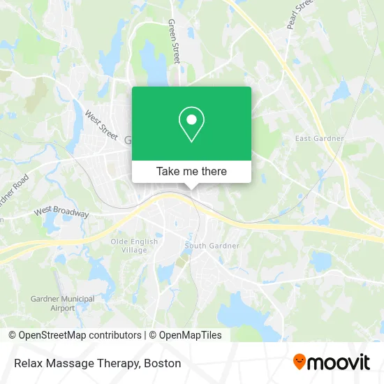 Relax Massage Therapy map