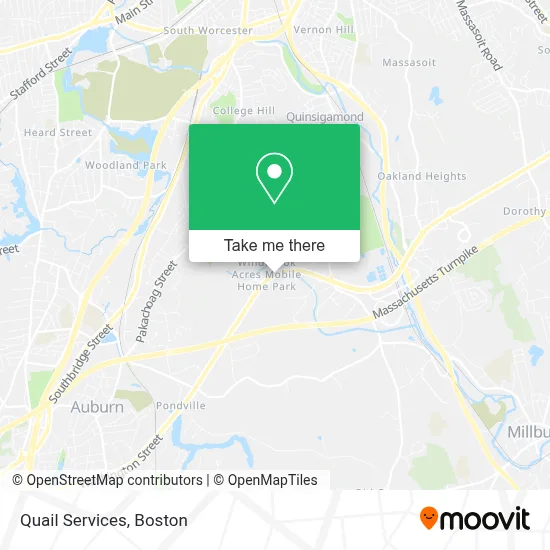Quail Services map