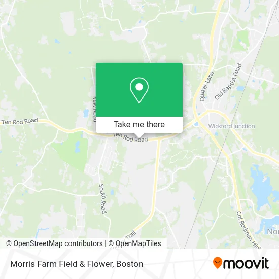 Morris Farm Field & Flower map