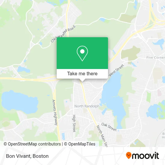 Bon Vivant map