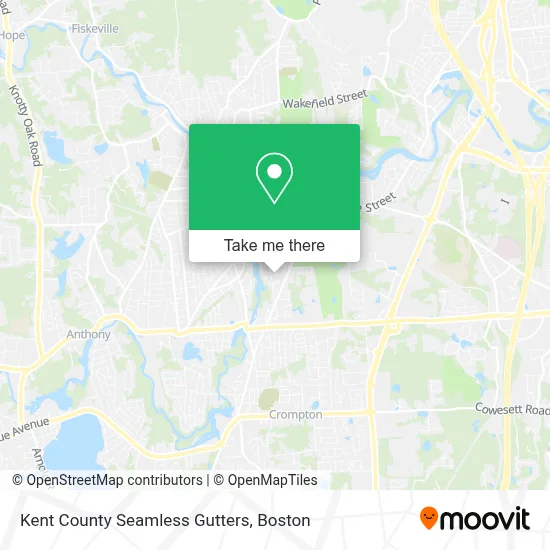 Kent County Seamless Gutters map