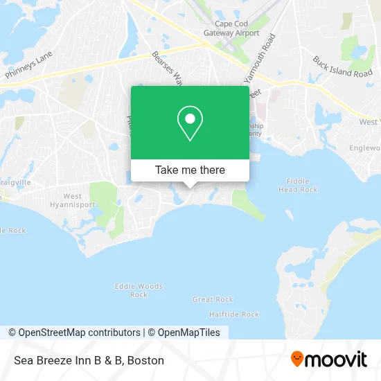 Sea Breeze Inn B & B map