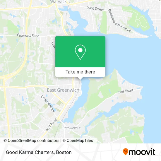 Good Karma Charters map