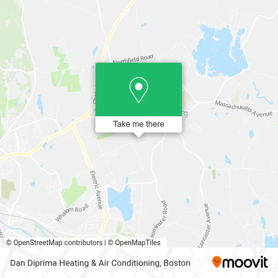 Dan Diprima Heating & Air Conditioning map