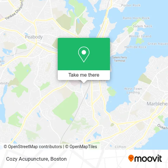 Cozy Acupuncture map