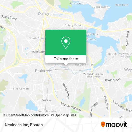 Nealcass Inc map