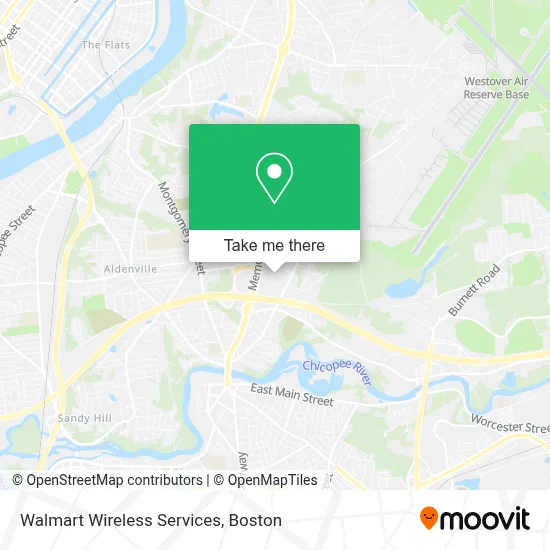 Walmart Wireless Services map