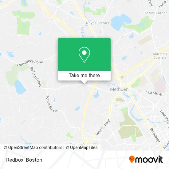 Redbox map