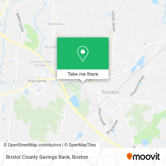 Bristol County Savings Bank map