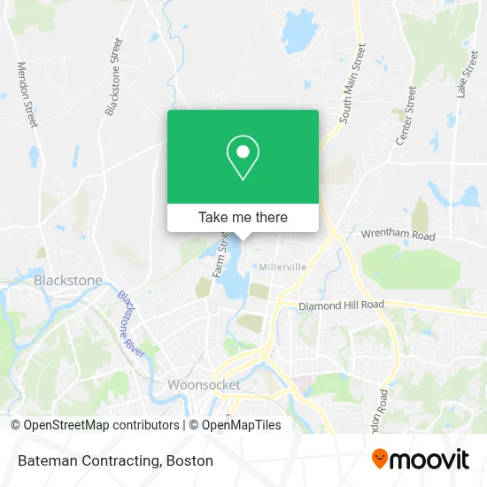 Bateman Contracting map