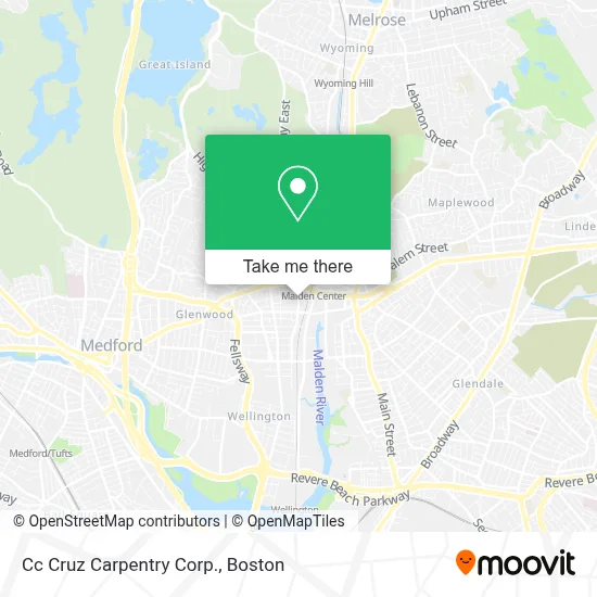 Cc Cruz Carpentry Corp. map