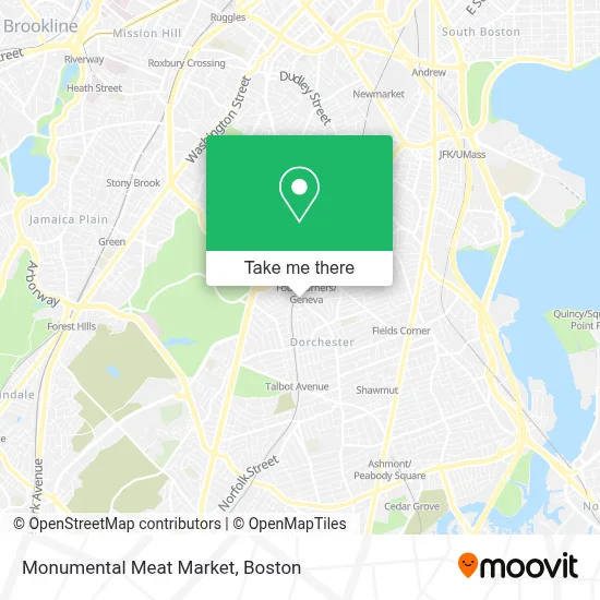 Monumental Meat Market map