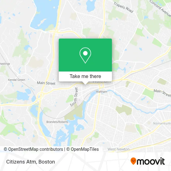 Citizens Atm map