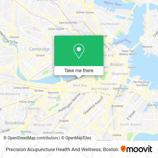 Precision Acupuncture Health And Wellness map