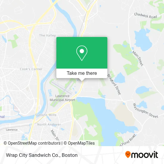 Wrap City Sandwich Co. map