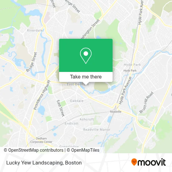 Lucky Yew Landscaping map