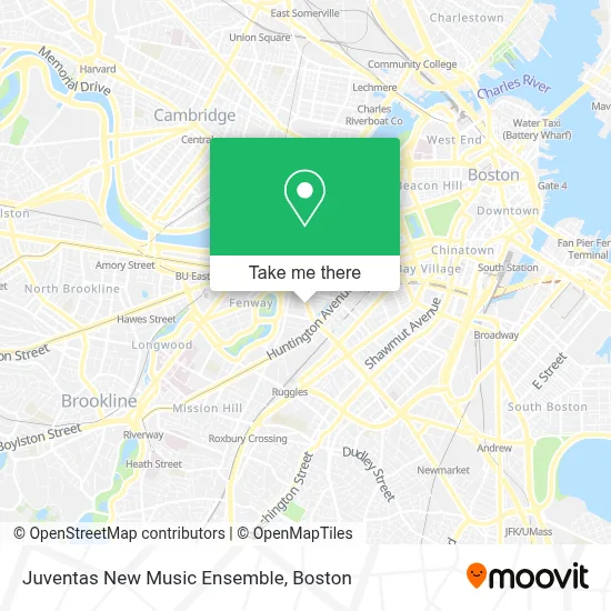 Juventas New Music Ensemble map