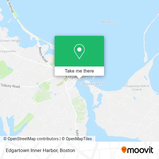 Edgartown Inner Harbor map