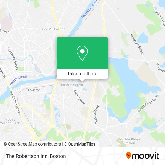 The Robertson Inn map