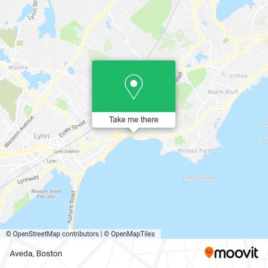 Aveda map