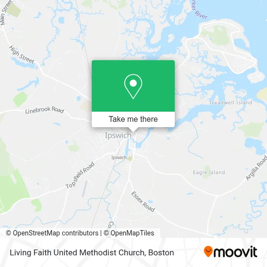 Living Faith United Methodist Church map