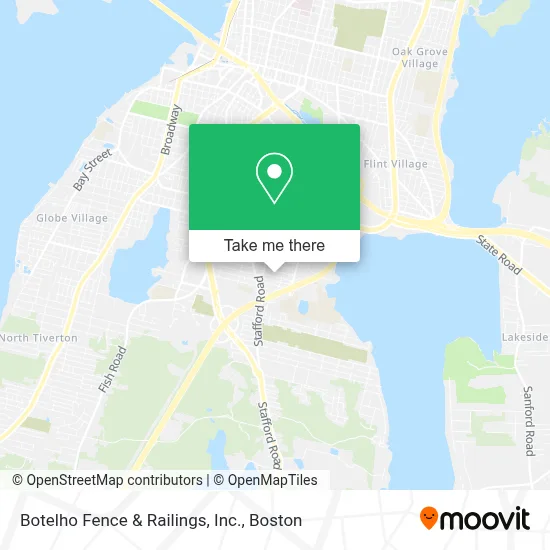 Botelho Fence & Railings, Inc. map