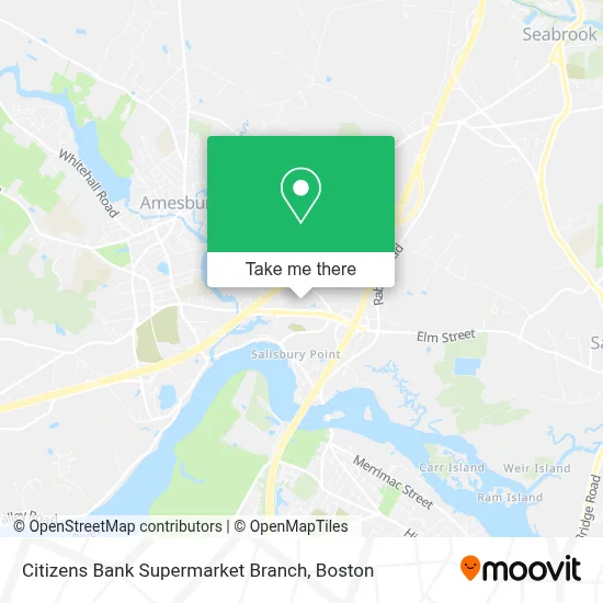 Citizens Bank Supermarket Branch map