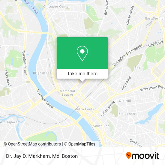 Dr. Jay D. Markham, Md map