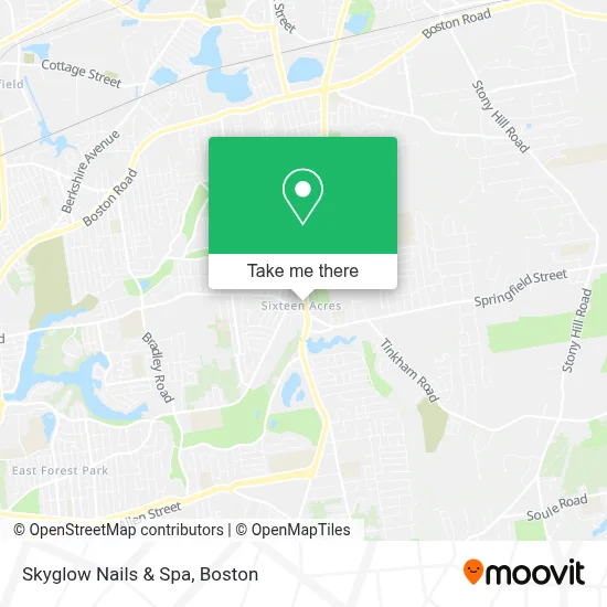 Skyglow Nails & Spa map