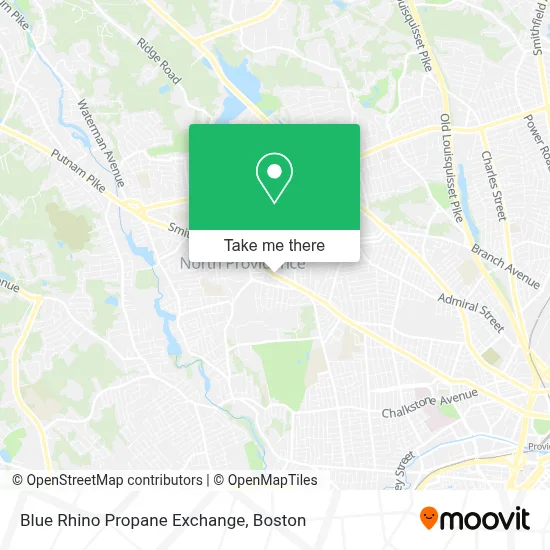 Blue Rhino Propane Exchange map