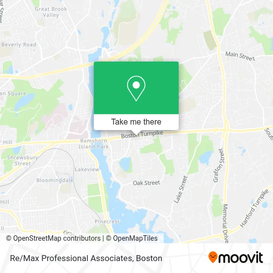 Re/Max Professional Associates map
