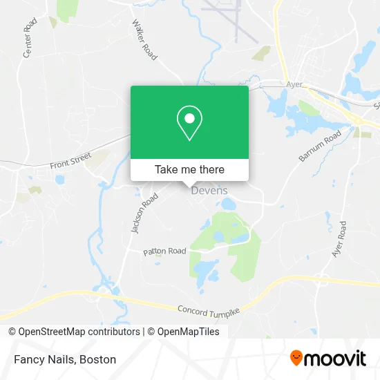 Fancy Nails map