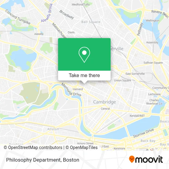 Philosophy Department map