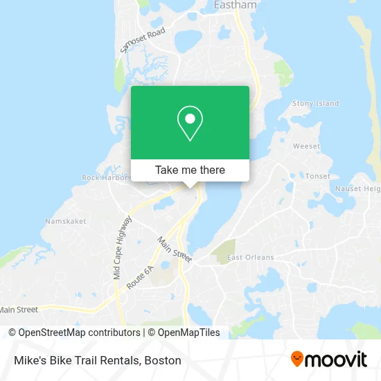 Mike's Bike Trail Rentals map