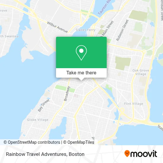Rainbow Travel Adventures map
