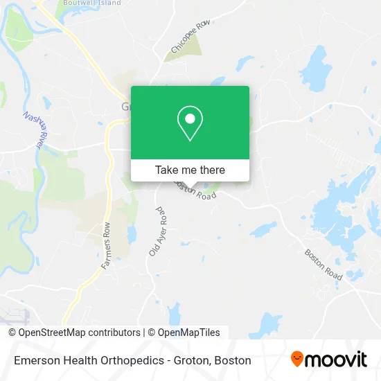 Emerson Health Orthopedics - Groton map