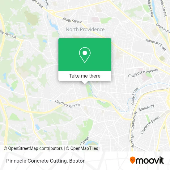 Pinnacle Concrete Cutting map