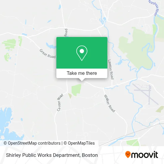 Shirley Public Works Department map