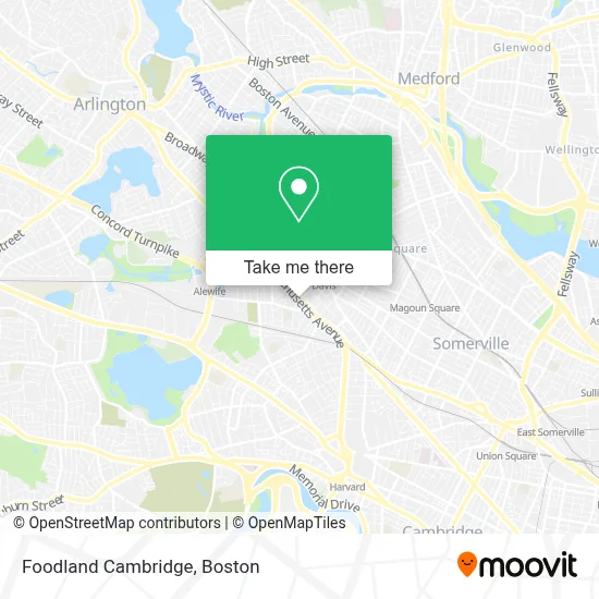 Foodland Cambridge map