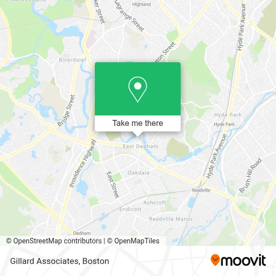 Gillard Associates map