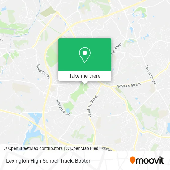 Lexington High School Track map