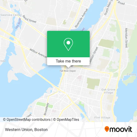 Western Union map