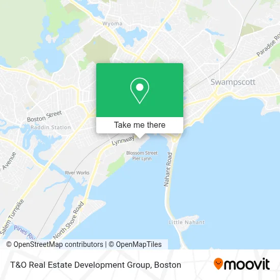 T&O Real Estate Development Group map