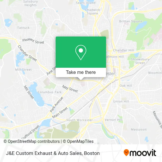 J&E Custom Exhaust & Auto Sales map