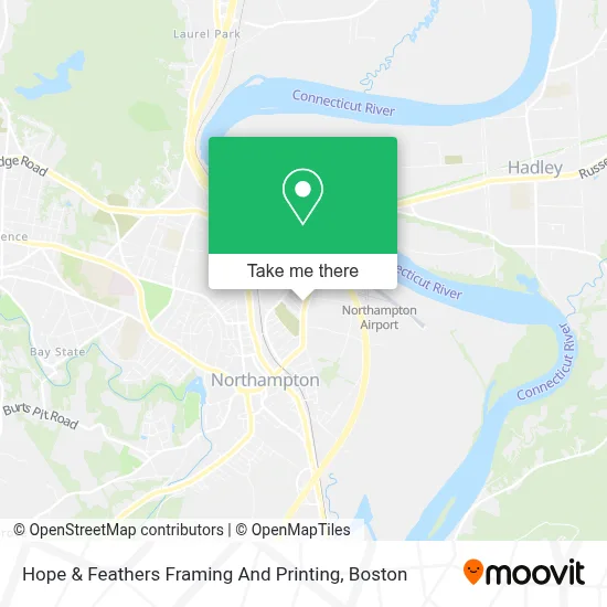 Hope & Feathers Framing And Printing map