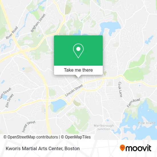 Kwon's Martial Arts Center map