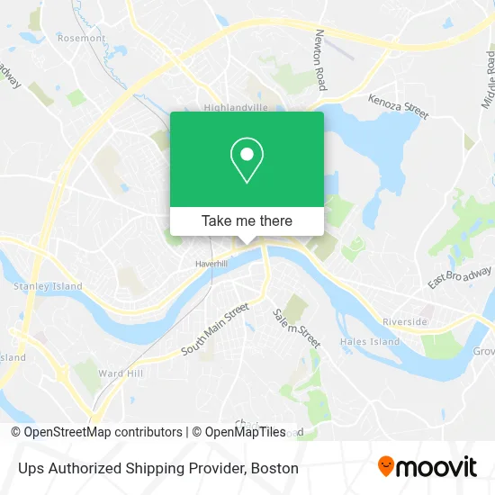 Ups Authorized Shipping Provider map