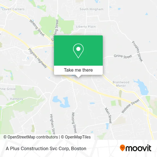 A Plus Construction Svc Corp map