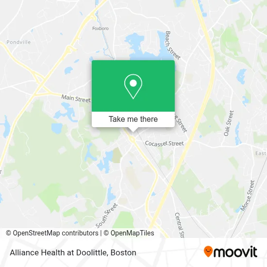 Alliance Health at Doolittle map