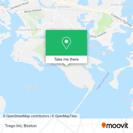 Trego Inc map